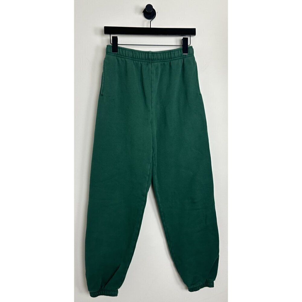 ARITZIA TNA Cozy Fleece Mega Sweatpants in Forest Green Size X-Small